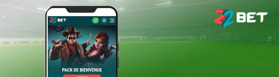 Application mobile 22Bet Cameroun
